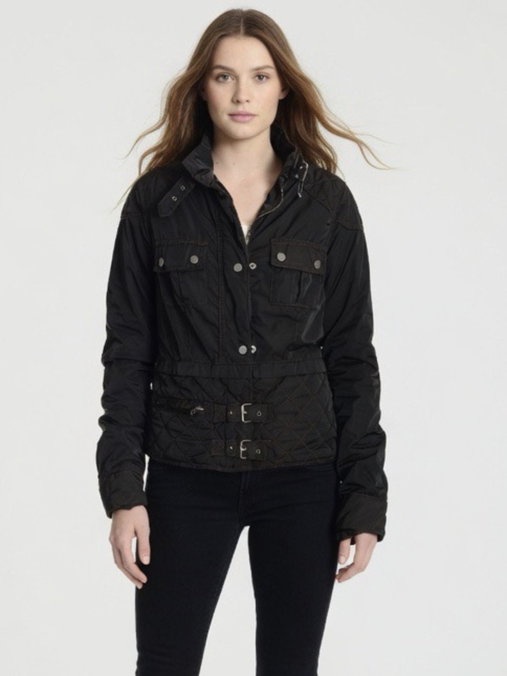 TWILLTWENTYTWO Quilted Nylon Puffer Coat/Jacket
